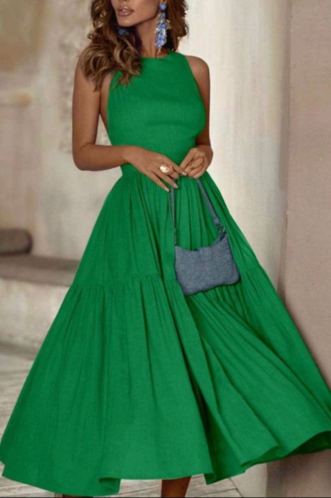 Фустан KARPILIA GREEN, Боја: зелена, IVET.MK - Твојата онлајн продавница