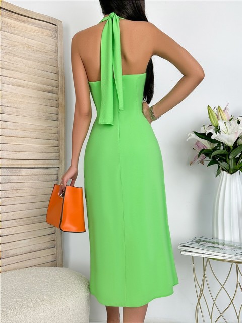 Фустан LANAFA GREEN, Боја: зелена, IVET.MK - Твојата онлајн продавница