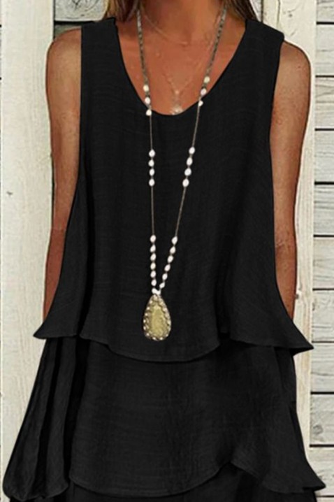Фустан VAROLIA BLACK, Боја: црна, IVET.MK - Твојата онлајн продавница