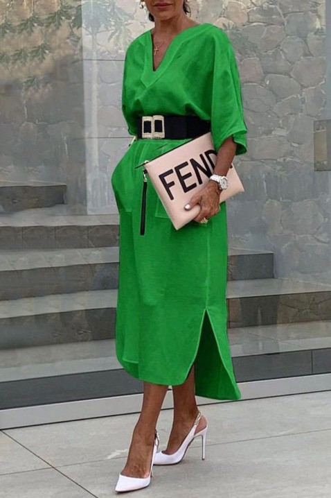 Фустан SANTELIA GREEN, Боја: зелена, IVET.MK - Твојата онлајн продавница
