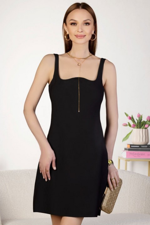 Фустан LANIRDITA BLACK, Боја: црна, IVET.MK - Твојата онлајн продавница