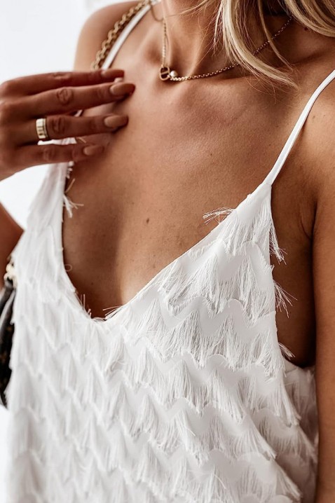 Фустан RINOLIA WHITE, Боја: бела, IVET.MK - Твојата онлајн продавница