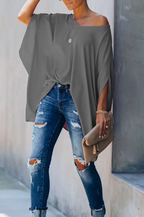 Женска блуза ABIMELA GREY, Боја: сива, IVET.MK - Твојата онлајн продавница