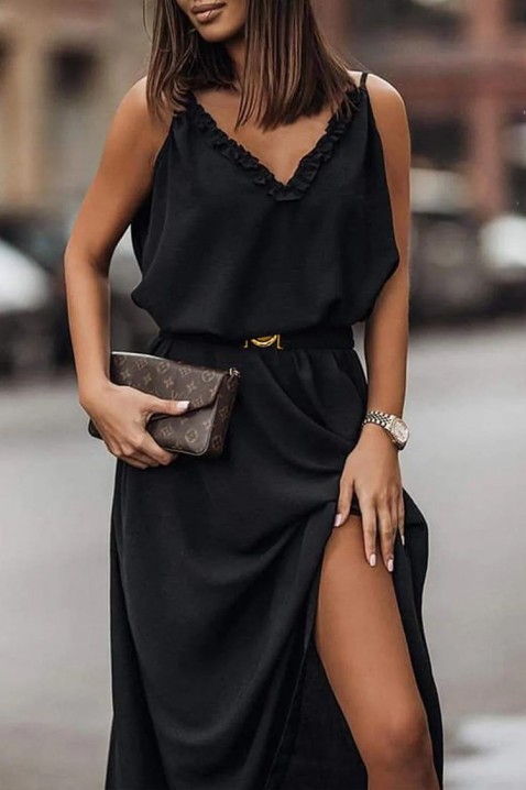 Фустан SELKOSA BLACK, Боја: црна, IVET.MK - Твојата онлајн продавница