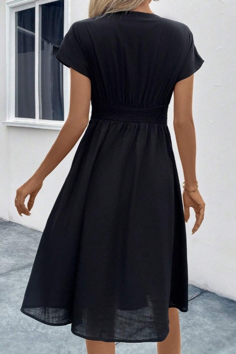 Фустан ROMERIA, Боја: црна, IVET.MK - Твојата онлајн продавница