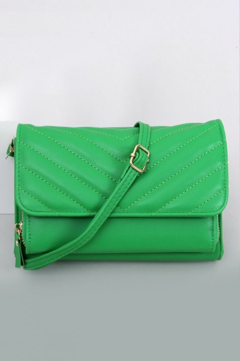 Женска чанта MEFERDA GREEN, Боја: зелена, IVET.MK - Твојата онлајн продавница
