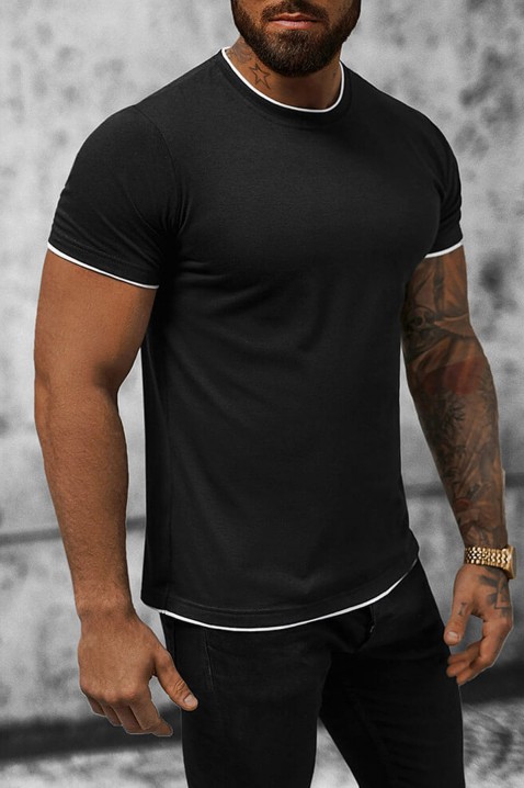 Машка маица MAORESO BLACK, Боја: црна, IVET.MK - Твојата онлајн продавница