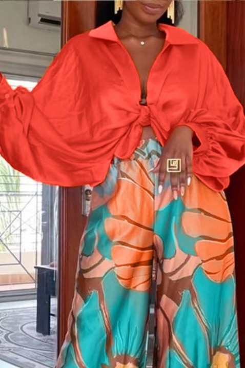 Женска кошула KLARIELA ORANGE, Боја: портокалова, IVET.MK - Твојата онлајн продавница