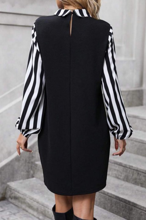 Фустан KLASILA, Боја: црна и бела, IVET.MK - Твојата онлајн продавница