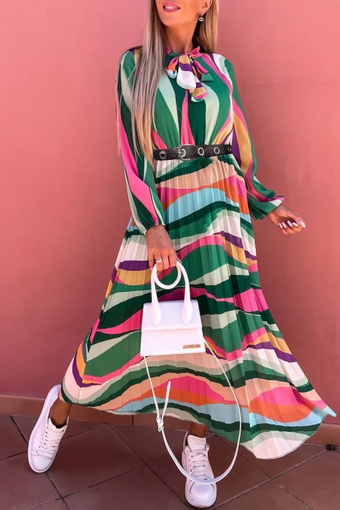 Фустан FRIZELIDA GREEN, Боја: повеќебојна, IVET.MK - Твојата онлајн продавница