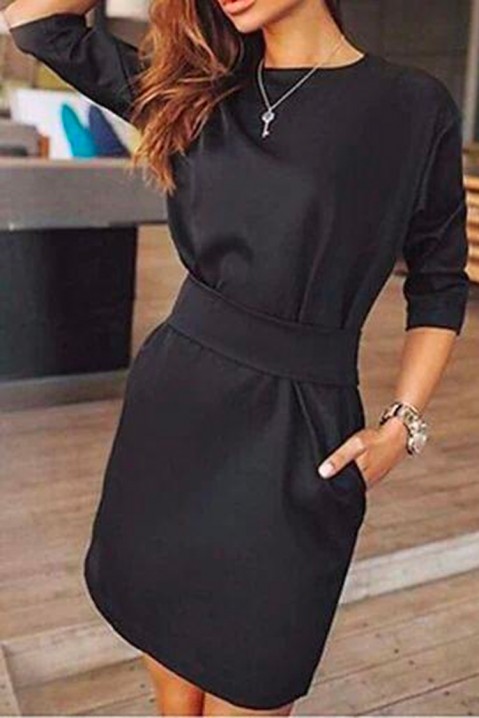 Фустан RANKESA, Боја: црна, IVET.MK - Твојата онлајн продавница