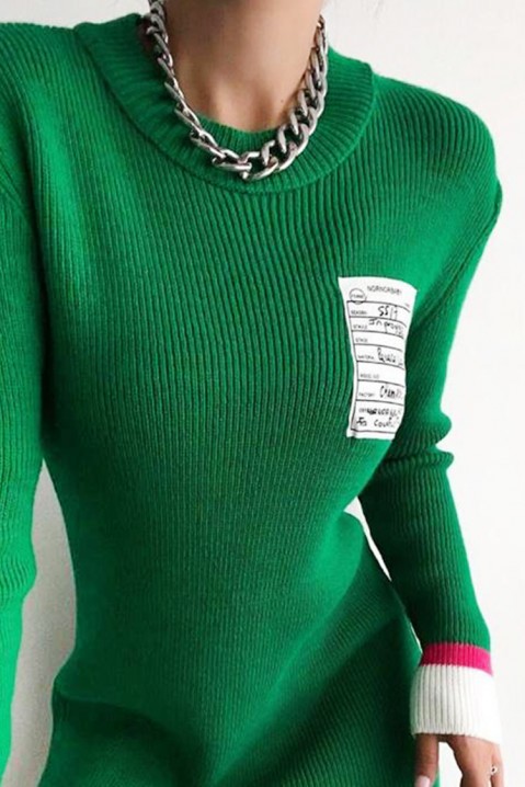 Фустан TALSIMA GREEN, Боја: зелена, IVET.MK - Твојата онлајн продавница