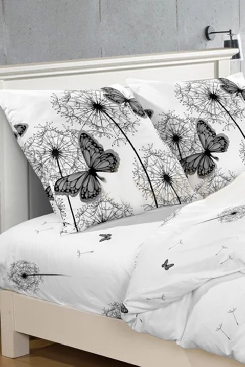 Дупла постелнина SOMERGA 155 x 200 cm памучен сатен, Боја: бела, IVET.MK - Твојата онлајн продавница