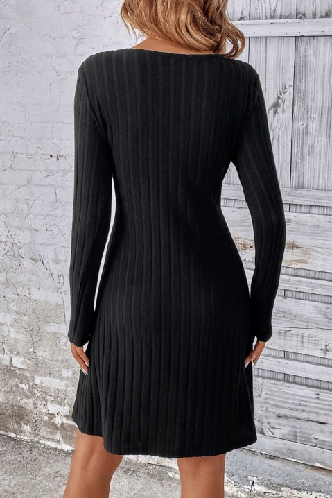 Фустан BONENZA, Боја: црна, IVET.MK - Твојата онлајн продавница