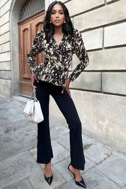 Женска блуза FOXOLA, Боја: црна, IVET.MK - Твојата онлајн продавница