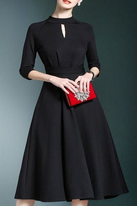 Фустан VENZOMA, Боја: црна, IVET.MK - Твојата онлајн продавница