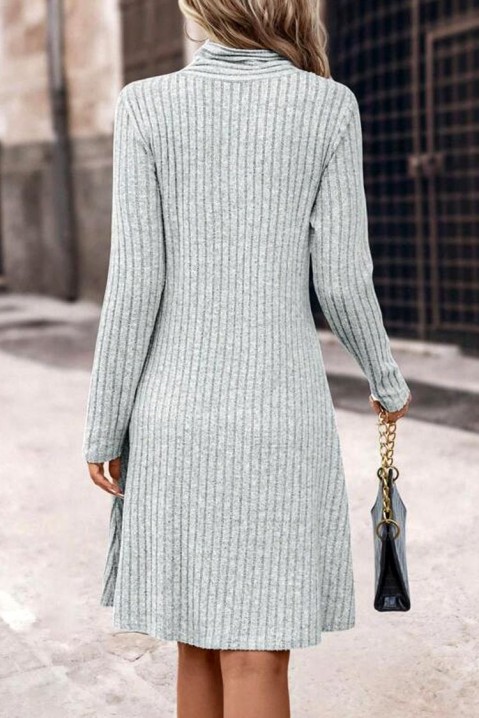 Фустан VIBELHA, Боја: сива, IVET.MK - Твојата онлајн продавница