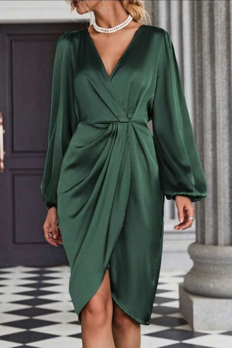 Фустан EVATELA GREEN, Боја: зелена, IVET.MK - Твојата онлајн продавница