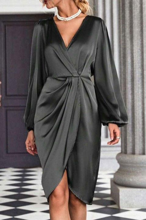 Фустан EVATELA BLACK, Боја: црна, IVET.MK - Твојата онлајн продавница