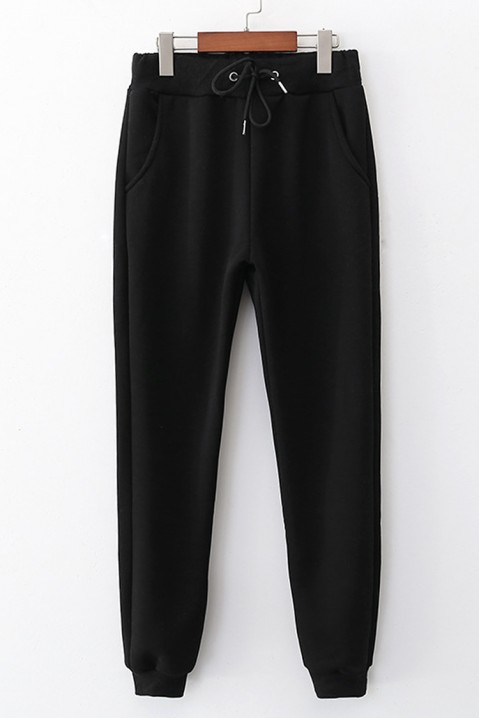 Панталони со крзно MARILADA, Боја: црна, IVET.MK - Твојата онлајн продавница