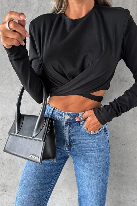 Женска блуза MONIGA BLACK, Боја: црна, IVET.MK - Твојата онлајн продавница