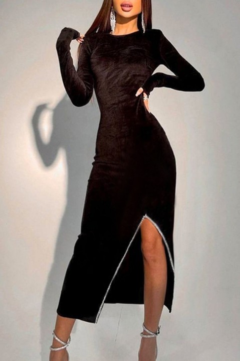 Фустан MENENDA, Боја: црна, IVET.MK - Твојата онлајн продавница
