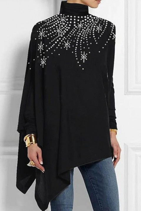 Женска блуза GIMSOLA, Боја: црна, IVET.MK - Твојата онлајн продавница