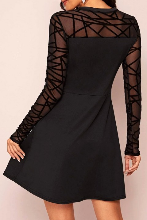 Фустан KARMESA, Боја: црна, IVET.MK - Твојата онлајн продавница