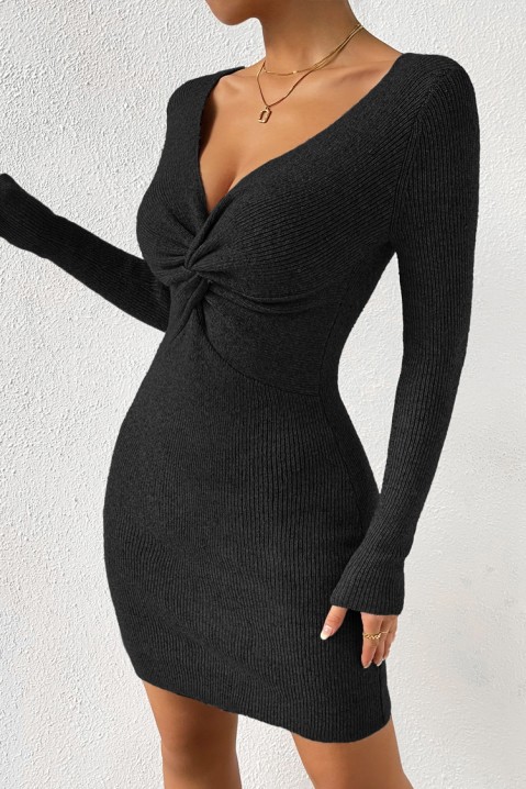 Фустан BELFIRA BLACK, Боја: црна, IVET.MK - Твојата онлајн продавница