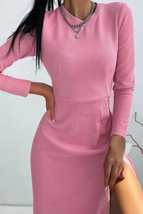 Фустан SOROLMA PINK, Боја: розова, IVET.MK - Твојата онлајн продавница