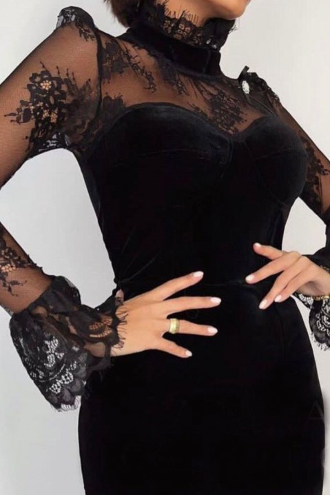 Фустан RALENZA, Боја: црна, IVET.MK - Твојата онлајн продавница