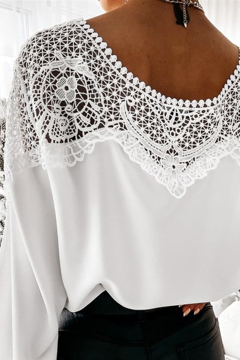 Женска блуза MERASELA WHITE, Боја: бела,екру, IVET.MK - Твојата онлајн продавница