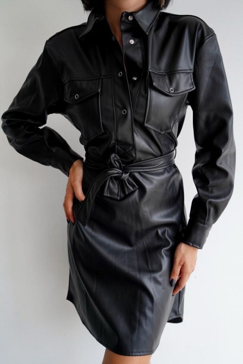 Фустан VELDEFA, Боја: црна, IVET.MK - Твојата онлајн продавница