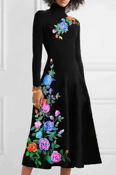 Фустан GRAMEANSA, Боја: црна, IVET.MK - Твојата онлајн продавница