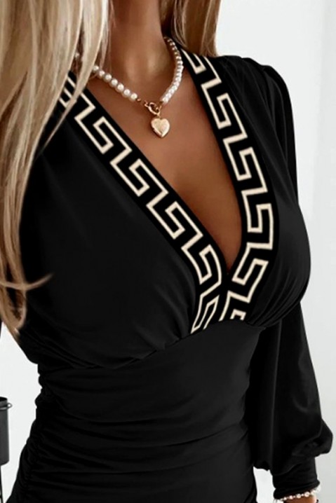 Женска блуза SEONA, Боја: црна, IVET.MK - Твојата онлајн продавница