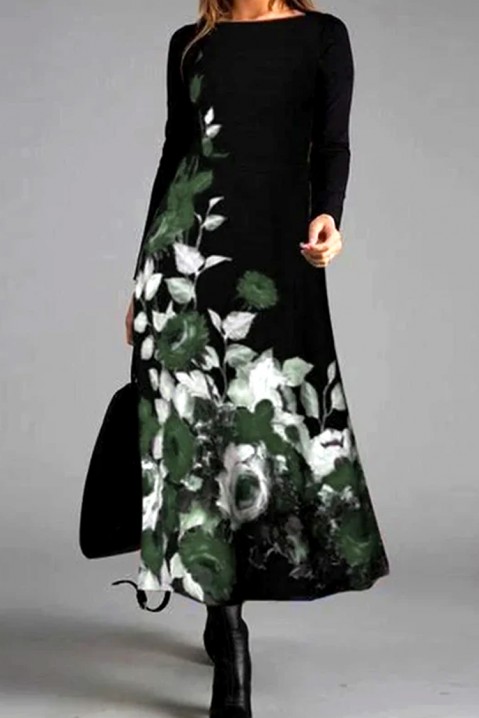 Фустан SEMARDA GREEN, Боја: црна, IVET.MK - Твојата онлајн продавница