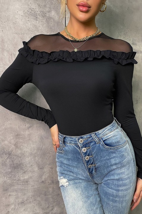 Женска блуза BROMELSA, Боја: црна, IVET.MK - Твојата онлајн продавница