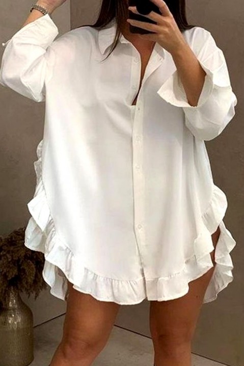 Женска кошула FORTELSA, Боја: бела, IVET.MK - Твојата онлајн продавница