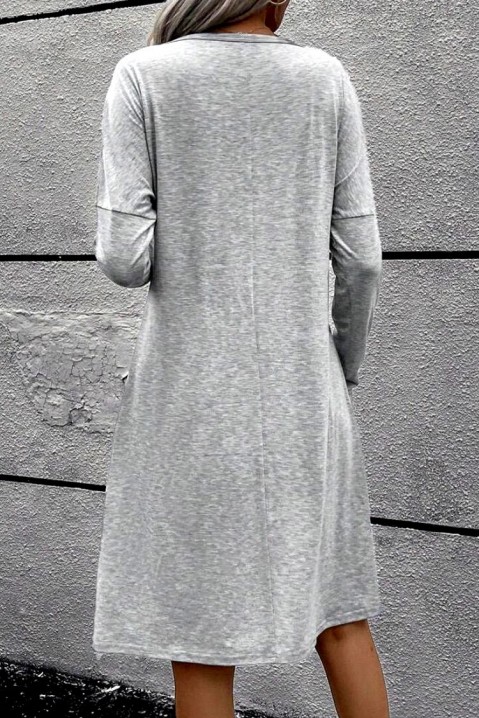 Фустан SPORTESA, Боја: сива, IVET.MK - Твојата онлајн продавница