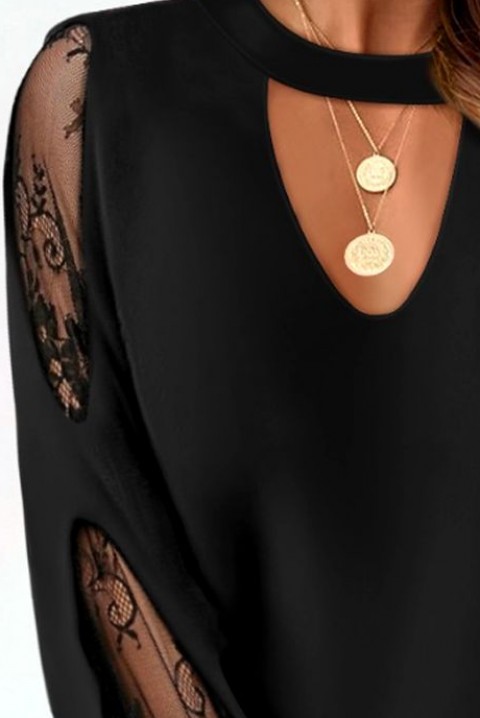 Фустан POMPELSA, Боја: црна, IVET.MK - Твојата онлајн продавница