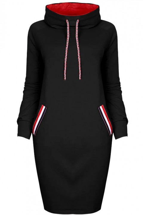 Фустан SENERDA BLACK, Боја: црна, IVET.MK - Твојата онлајн продавница