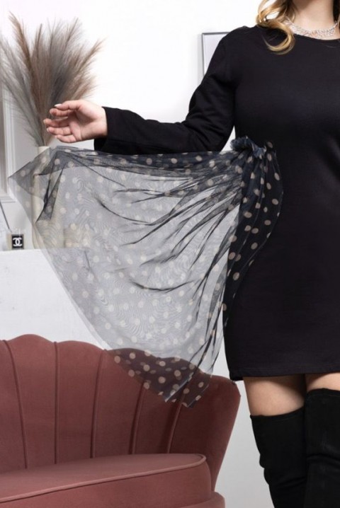 Фустан KLOTINA, Боја: црна, IVET.MK - Твојата онлајн продавница