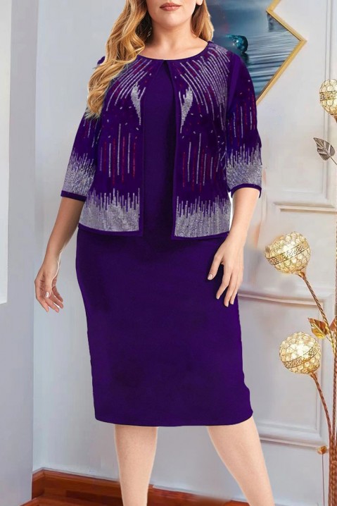 Фустан JEROMALA PURPLE, Боја: лила, IVET.MK - Твојата онлајн продавница