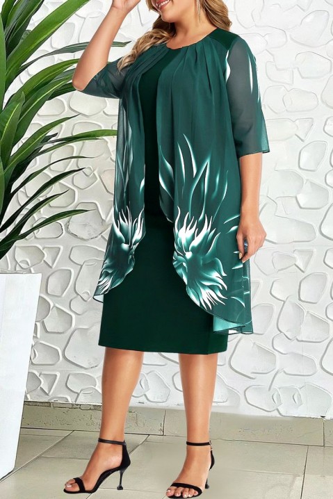 Фустан MORESA GREEN, Боја: зелена, IVET.MK - Твојата онлајн продавница