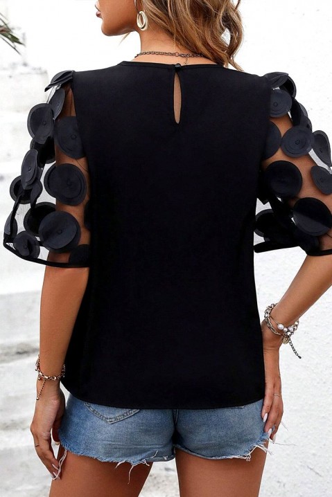 Женска блуза LOSELINA BLACK, Боја: црна, IVET.MK - Твојата онлајн продавница