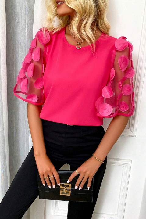 Женска блуза LOSELINA FUCHSIA, Боја: фуксија, IVET.MK - Твојата онлајн продавница
