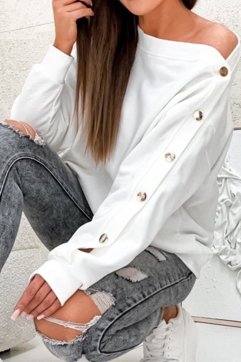 Женска блуза KARIZONA WHITE, Боја: бела, IVET.MK - Твојата онлајн продавница
