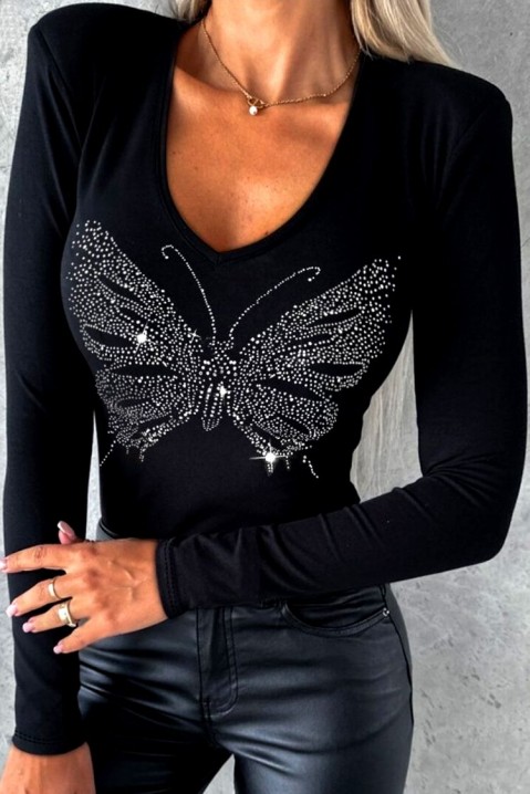 Женска блуза MARIESA BLACK, Боја: црна, IVET.MK - Твојата онлајн продавница