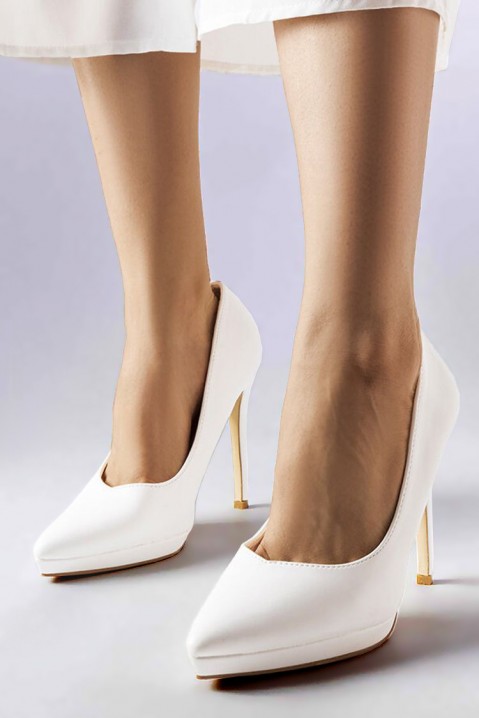 Женски чевли MALINESA WHITE, Боја: бела, IVET.MK - Твојата онлајн продавница