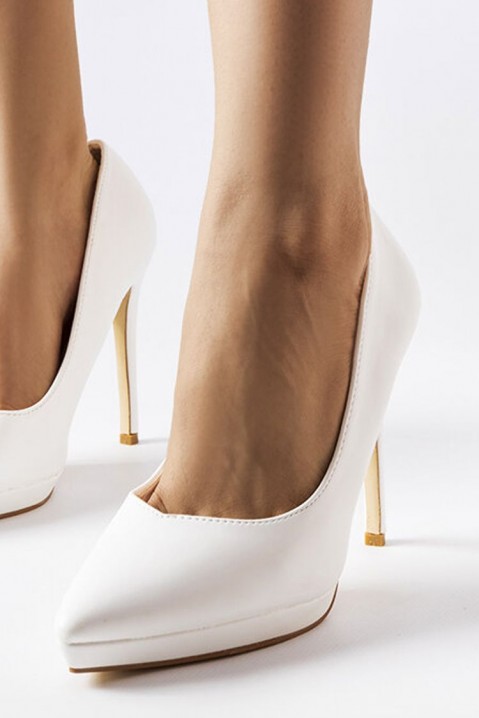 Женски чевли MALINESA WHITE, Боја: бела, IVET.MK - Твојата онлајн продавница